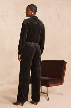 Liam sparkling velour jogging pants;${refinementColor}