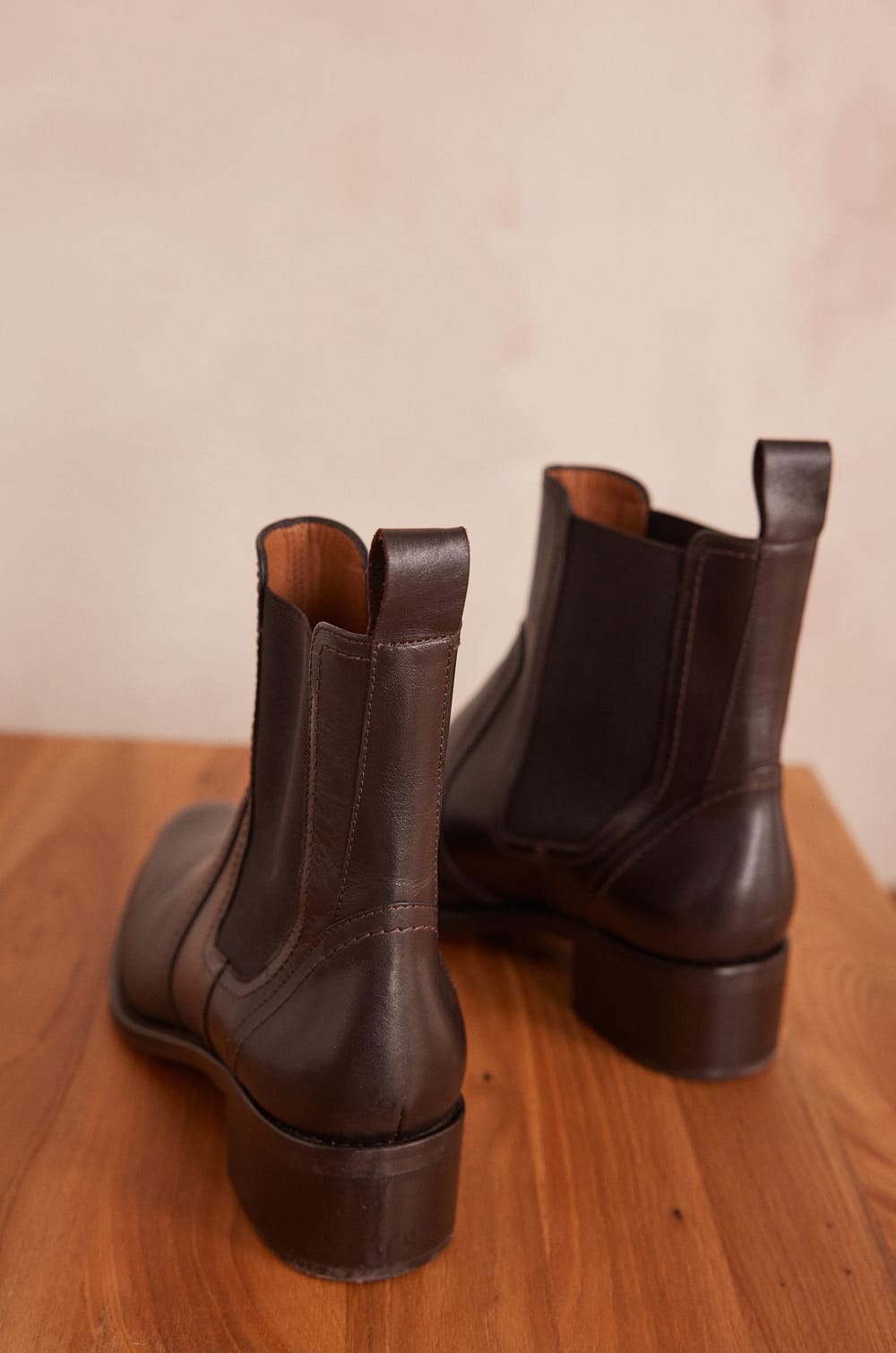Bottines VANIA en cuir;${refinementColor}