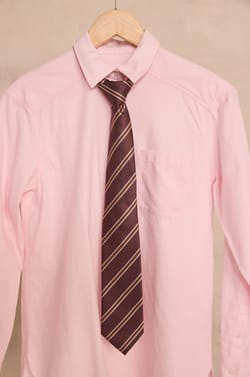 Striped tie RENEE;${refinementColor}