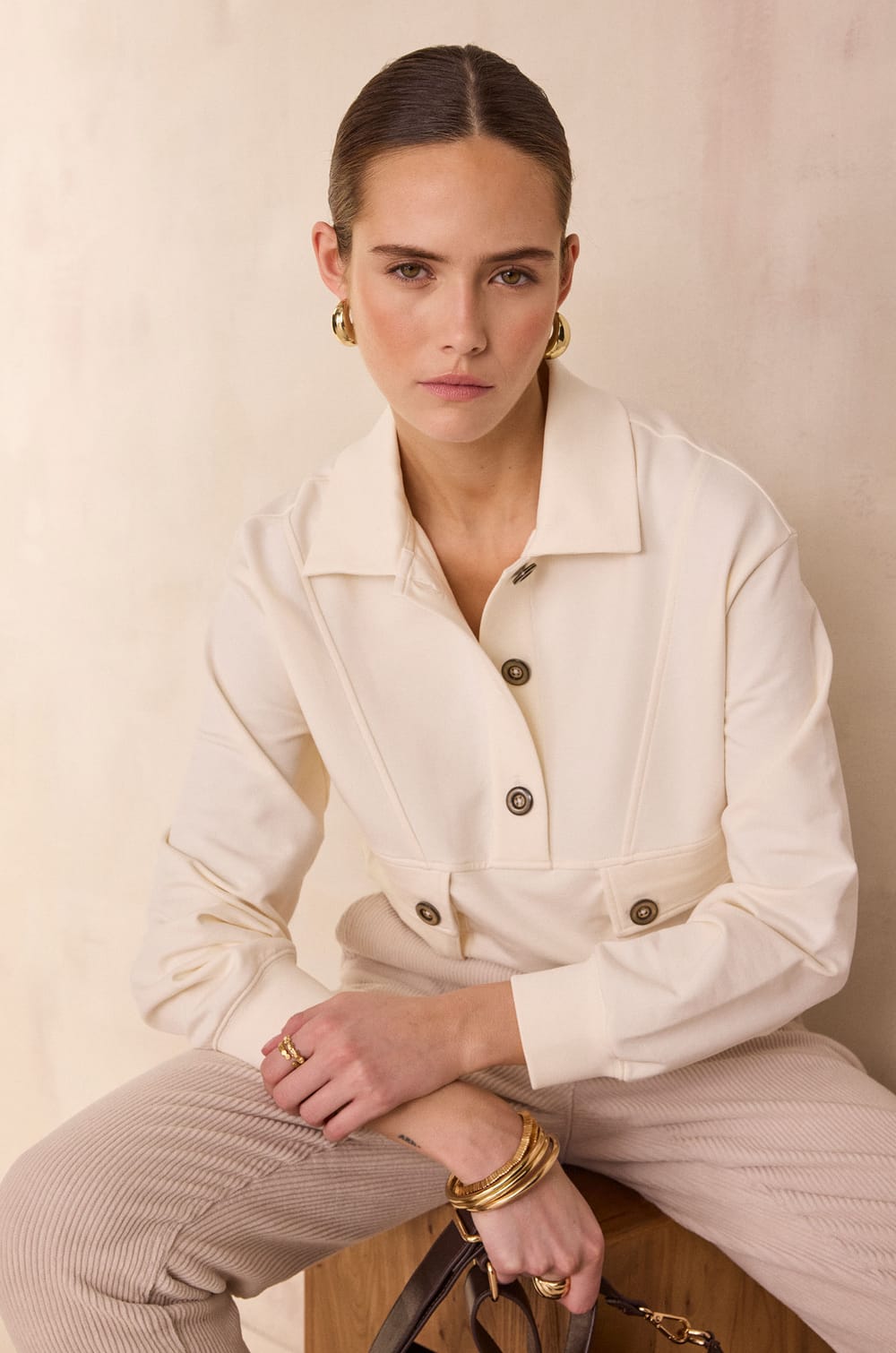 LIMON cotton jumper;${refinementColor}