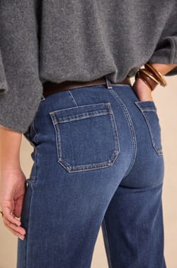 Losse ALESS jeans in denim;${refinementColor}