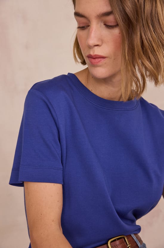 LENI 100% cotton T-shirt;${refinementColor}