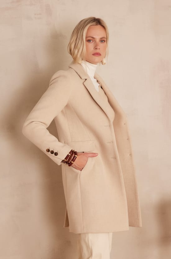 ANABELLE BIS woollen coat;${refinementColor}