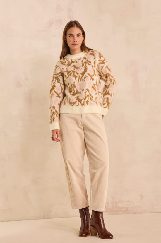 Robinson blended cotton velvet trousers;${refinementColor}