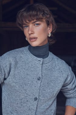 Cardigan en 100% laine BAWER;${refinementColor}