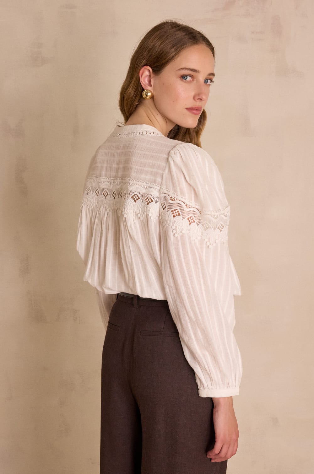 Blouse SELENA en 100% coton;${refinementColor}