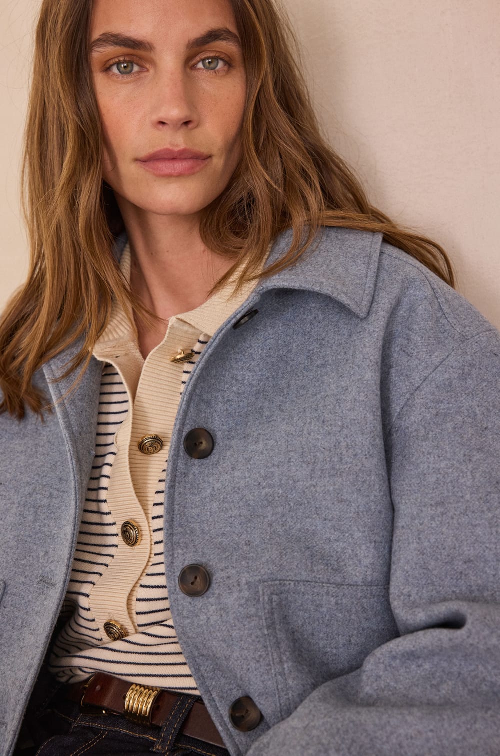 COLOMBE wool jacket;${refinementColor}