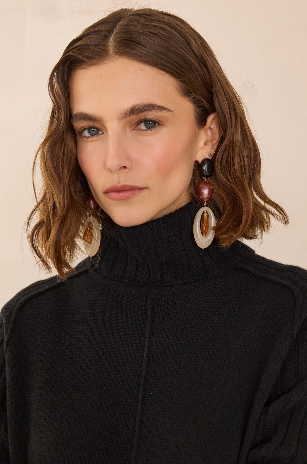 Wool and yak jumper dress BELLA;${refinementColor}