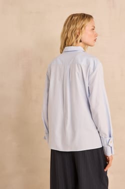 Short cotton blouse MAXIME;${refinementColor}