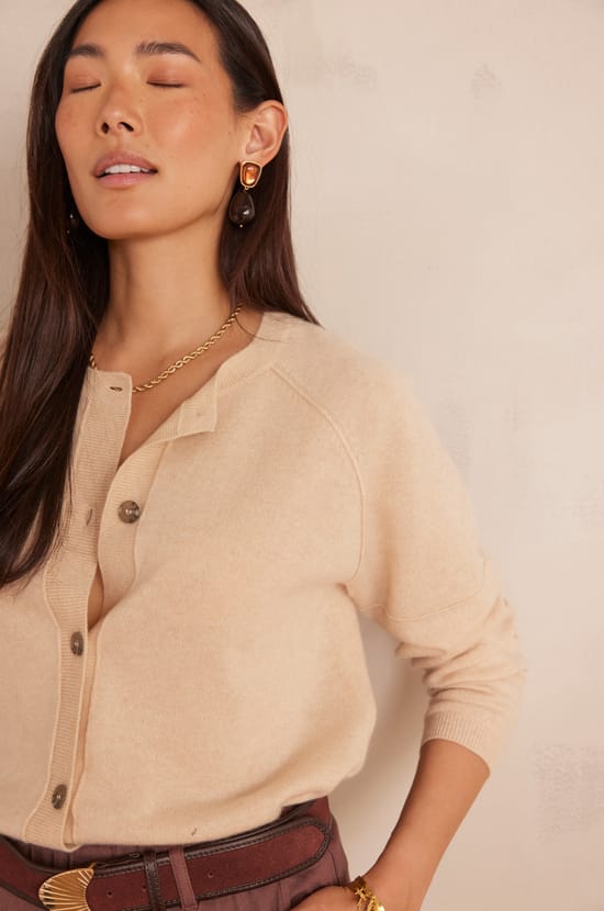 Cardigan BILLY en cachemire;${refinementColor}