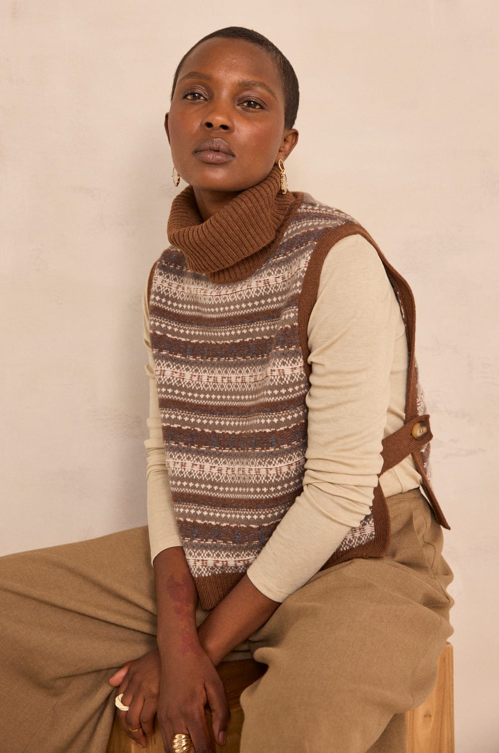 Plastron en laine REINETTE;${refinementColor}