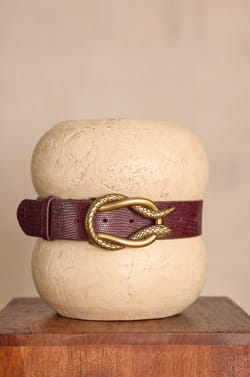 Ceinture LEON en cuir;${refinementColor}