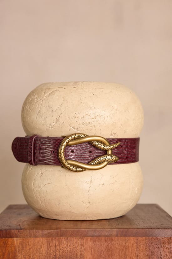 Ceinture LEON en cuir;${refinementColor}