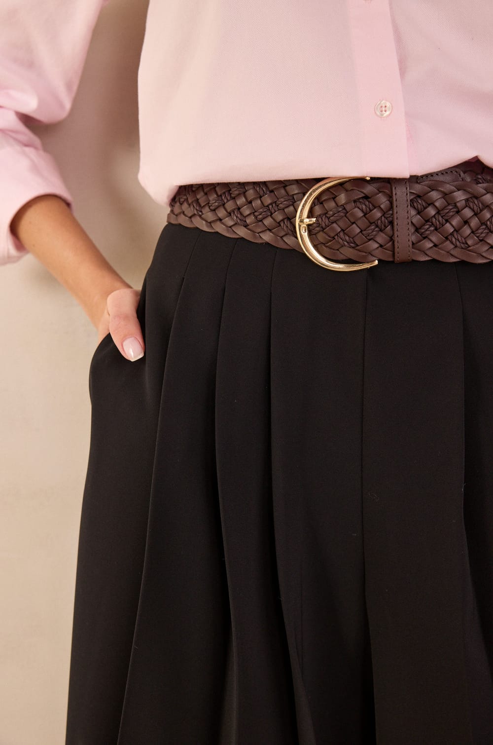 TIPHAINE wide-leg trousers;${refinementColor}