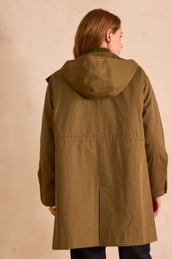 ANITA long cotton parka;${refinementColor}