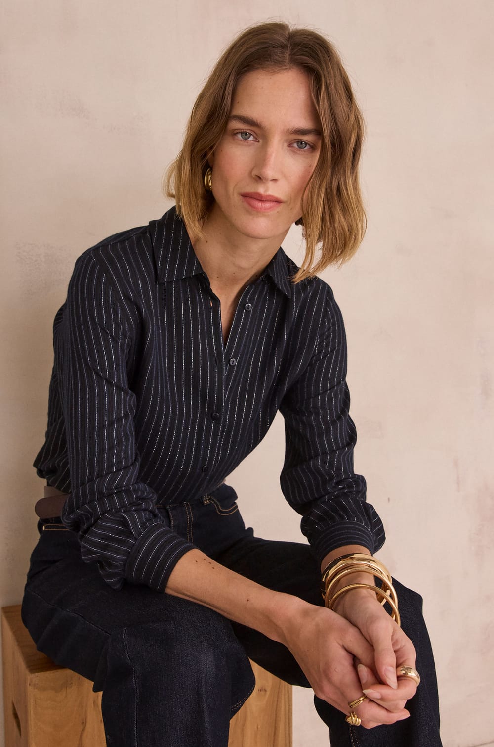 SOPHIE denim jacket;${refinementColor}