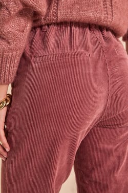 Frosted pink chino in mixed cotton SABIL;${refinementColor}