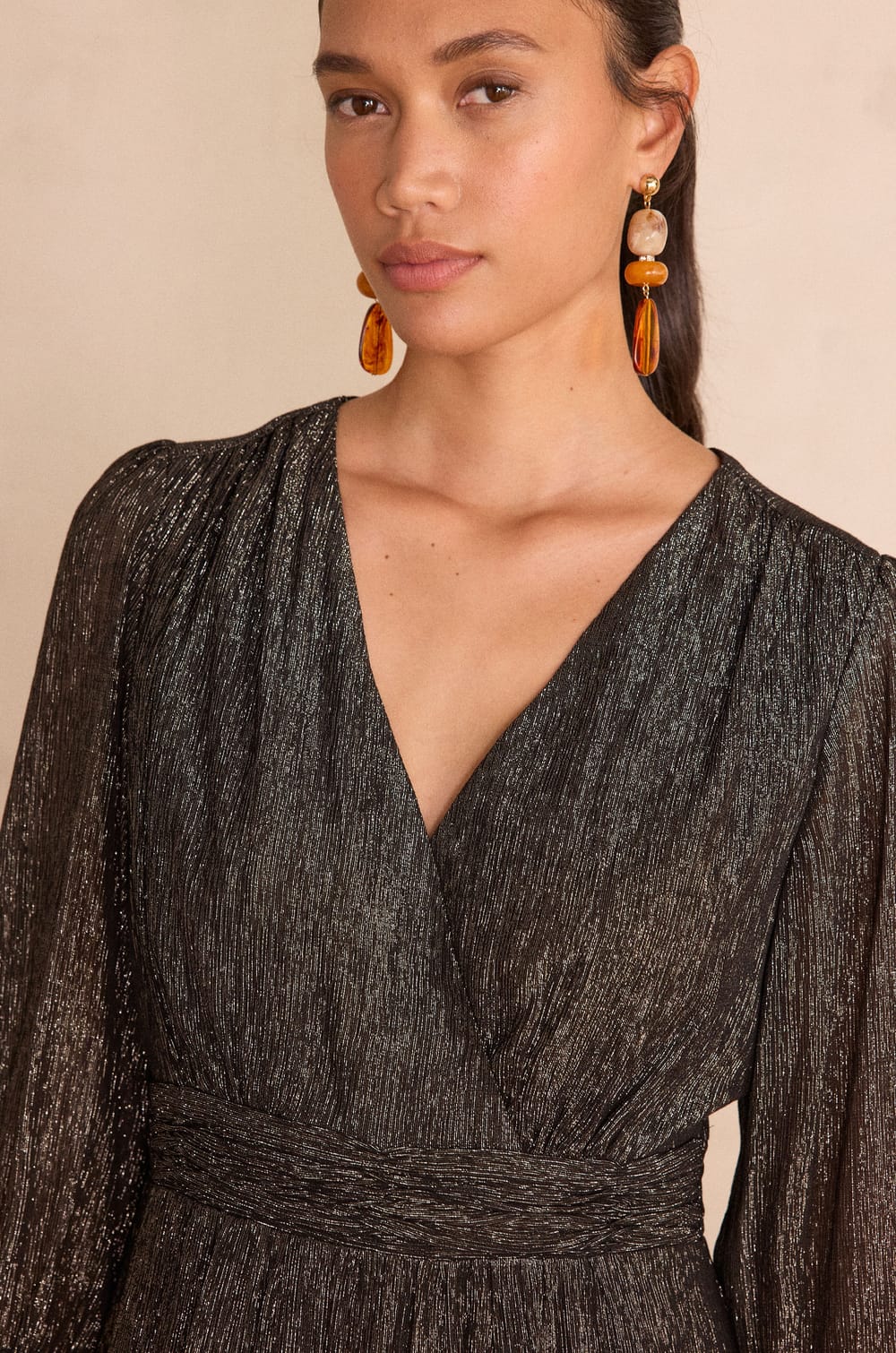 Robe longue irisé LOUMIA;${refinementColor}