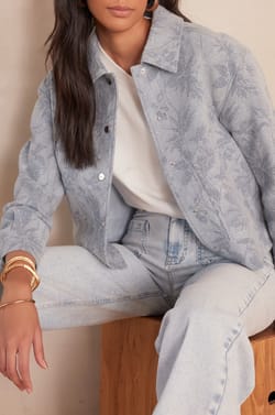Veste COLOMBE en coton;${refinementColor}