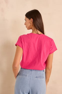 Short-sleeved cotton T-shirt TRYSTAN;${refinementColor}