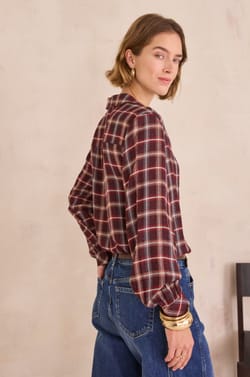 Chemise &agrave; carreaux BABYLON;${refinementColor}