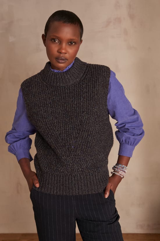 CESARIO sleeveless jumper PhotoZ | 1-2-3
