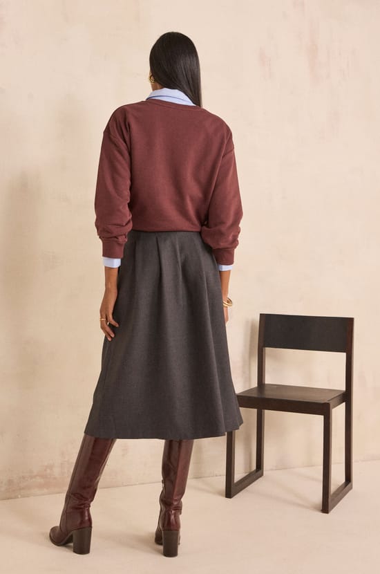 OPHELIE midi skirt;${refinementColor}