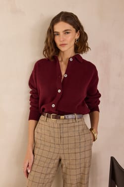 PETER long-sleeved cardigan;${refinementColor}