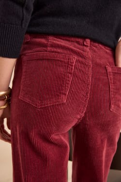 Wide corduroy pants ANAIS;${refinementColor}
