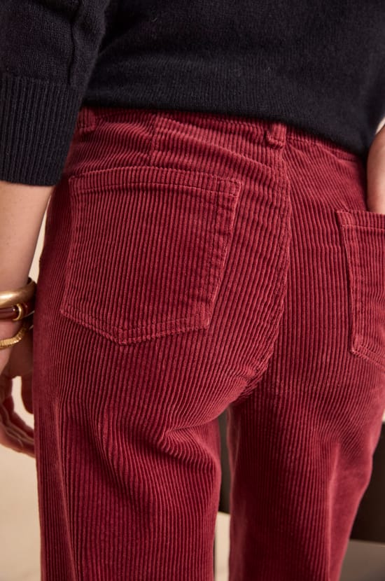 Wide corduroy pants ANAIS;${refinementColor}