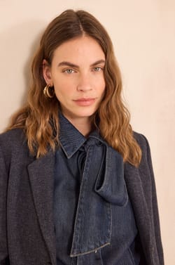 Manteau en laine m&eacute;lang&eacute; ANABELLE;${refinementColor}