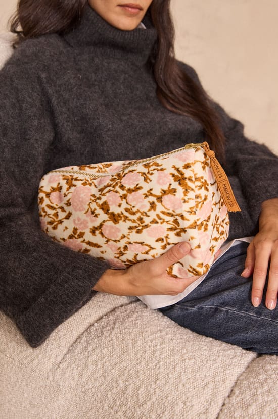 VADIM XL cotton pouch bag;${refinementColor}