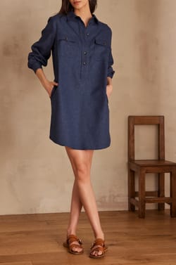 Robe chemise MARLINE;${refinementColor}