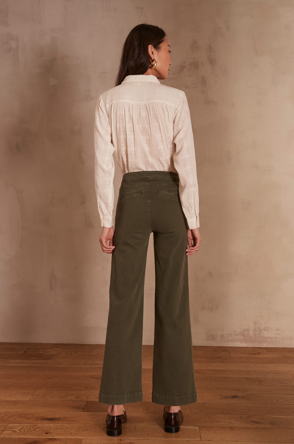 Pantalon wideleg OXAN;${refinementColor}
