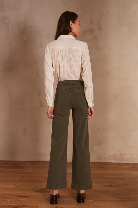 Pantalon wideleg OXAN;${refinementColor}