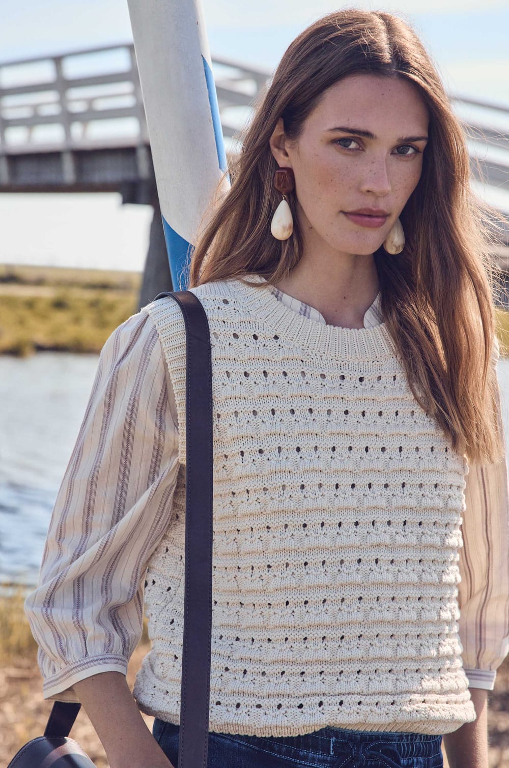 Pull BIANCA en coton;${refinementColor}