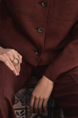 VIRGILE structured short jacket;${refinementColor}