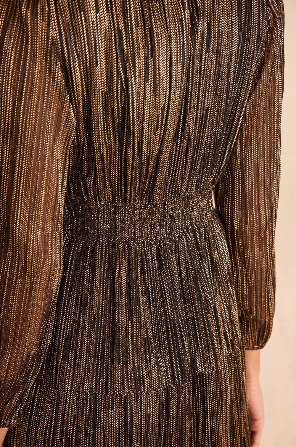 REVEUSE long iridescent Dress;${refinementColor}