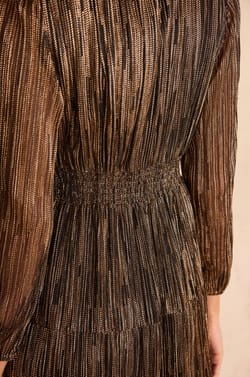 REVEUSE long iridescent Dress;${refinementColor}