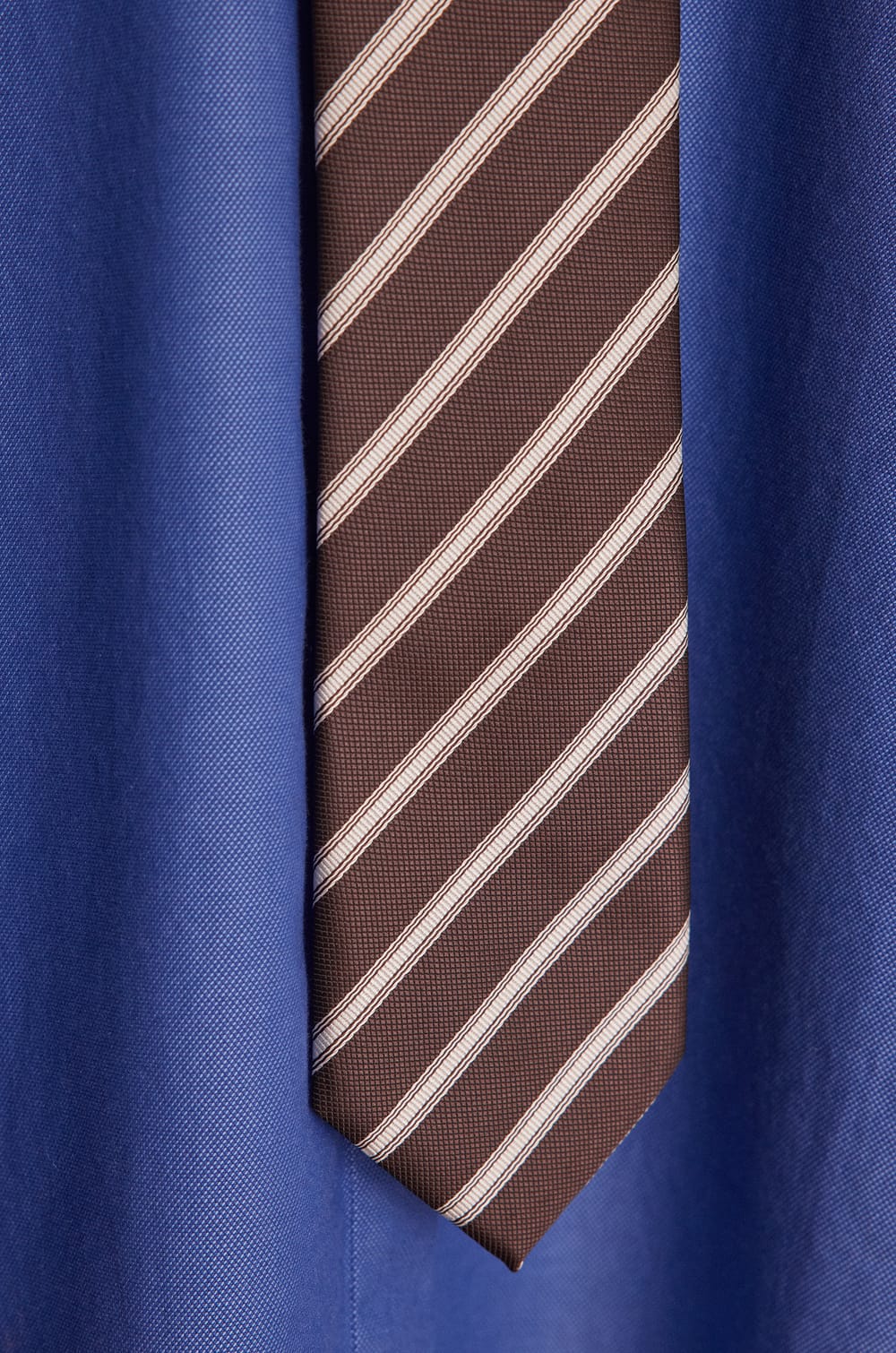 Cravate THEOPHILE à rayures;${refinementColor}