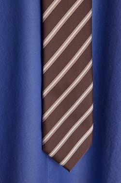 Cravate THEOPHILE à rayures;${refinementColor}
