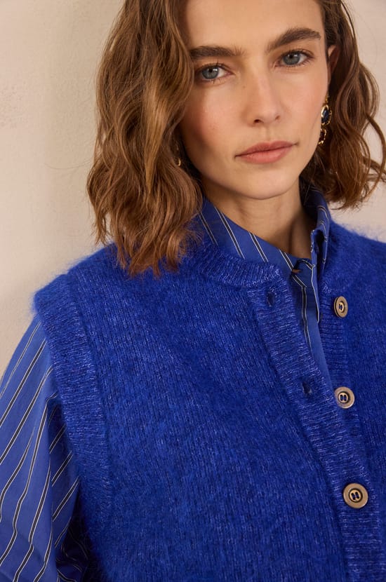 LOULOU Cardigan;${refinementColor}