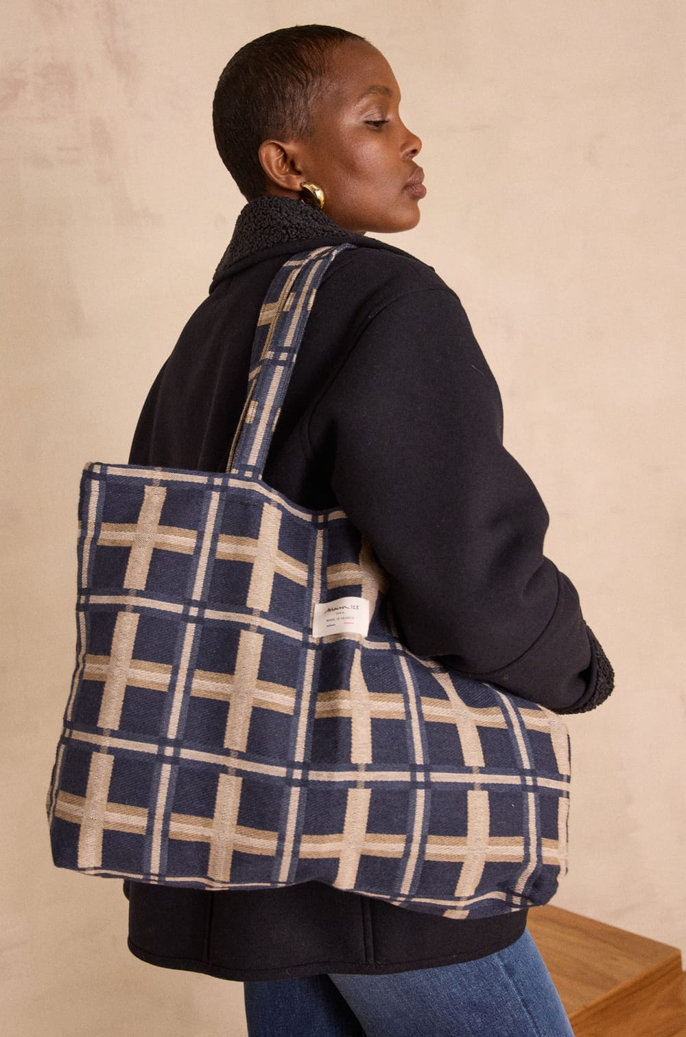 Tote bag en coton recyclé ;${refinementColor}