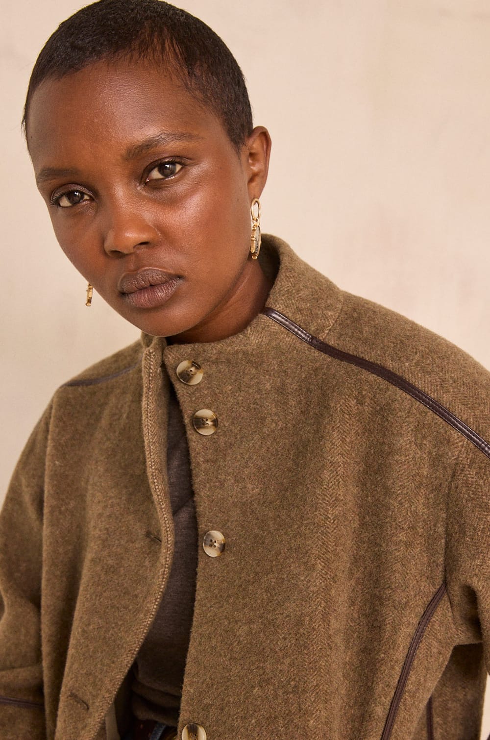 Flynn long sleeve silk blend T-shirt;${refinementColor}