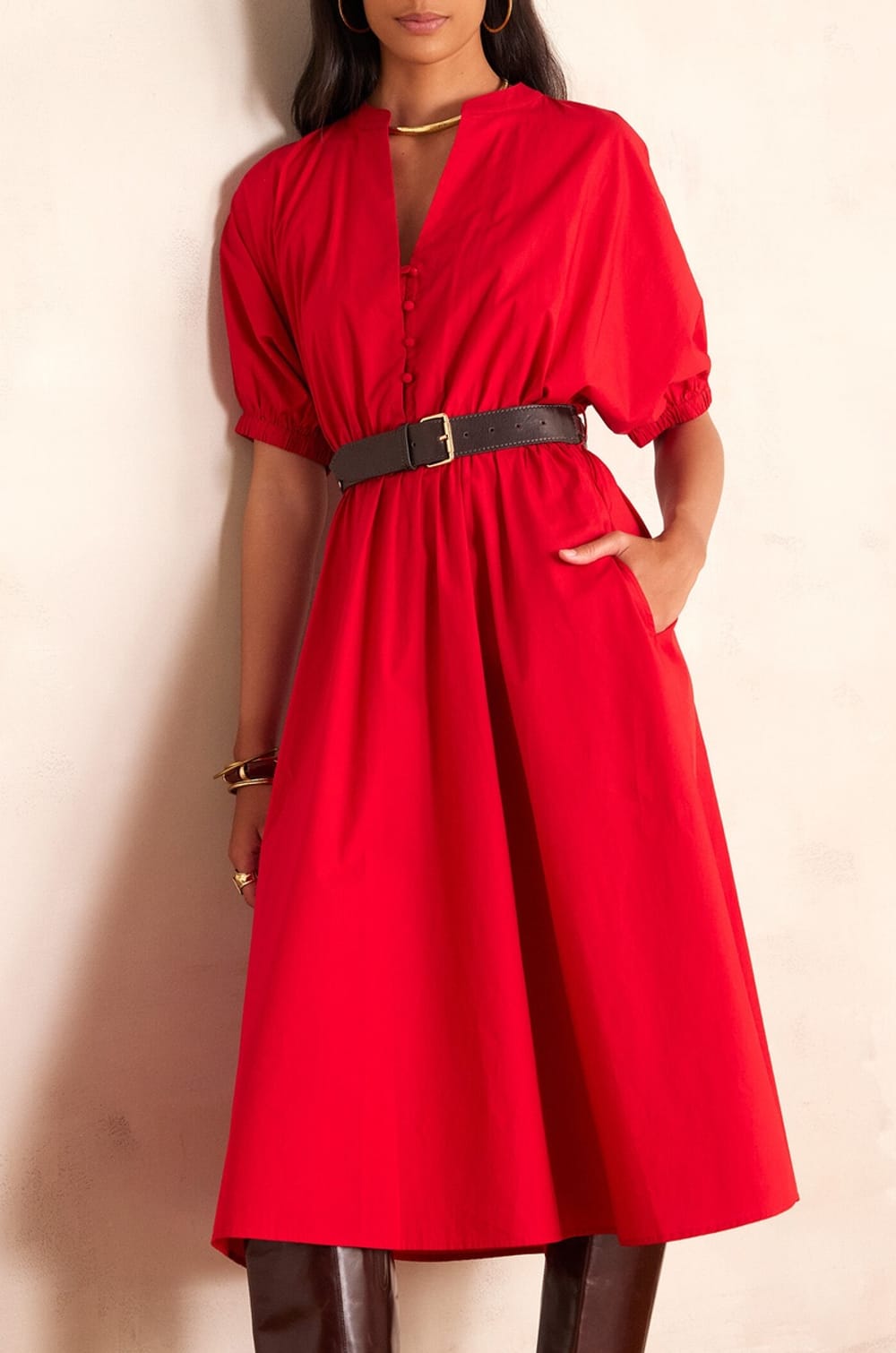 Robe en coton CORDELIA;${refinementColor}