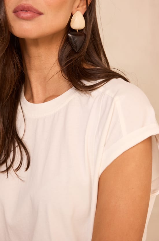 TIMEO cotton short-sleeve T-shirt;${refinementColor}