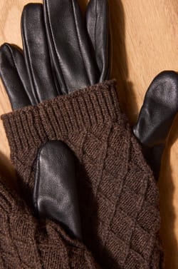 Sheep leather glove model Gaelle;${refinementColor}