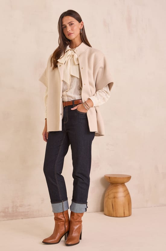 Cape en laine FORTUNE;${refinementColor}