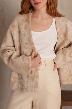 CAROLINE cotton jacket;${refinementColor}