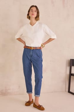 Pantalon chino en 100% coton SABIL;${refinementColor}